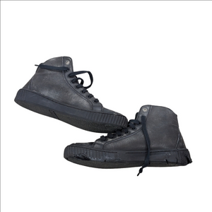 Harley Davidson Black Leather Sneakers Size 10.5